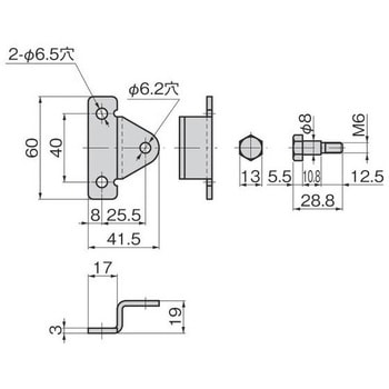 B-489・B-499用ブラケット TAKIGEN(タキゲン)