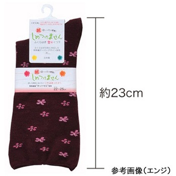 婦人柄しめつけません毛混ソックス 3902シリーズ 神戸生絲