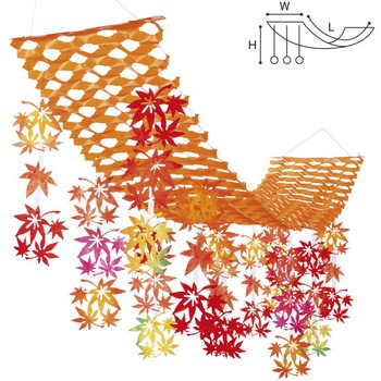 秋色もみじプリーツハンガー プランニング・オフィス ユニット