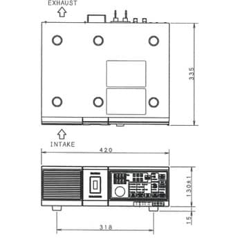 小容量めっき用電源 15V 単相200V 100A 1台 HKD-15100GU