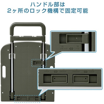 自立式 折りたたみ台車 プレミアムコンパクトCarry YAMAZEN(山善)