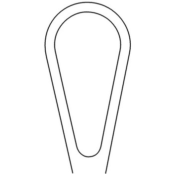 有窓鋭匙 レカミエ 硬 30cm ERシリーズ ビー・ブラウンエースクラップ