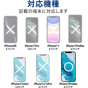 Pm 0cflgsp Iphone 12 Pro Max ガラスフィルム サファイアガラス モース硬度9 指紋防止 1個 エレコム 通販サイトmonotaro