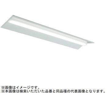 ライトユニット形ベースライト Myシリーズ 40形 連続取付専用タイプ 300幅 先端用 【受注生産品】 三菱電機