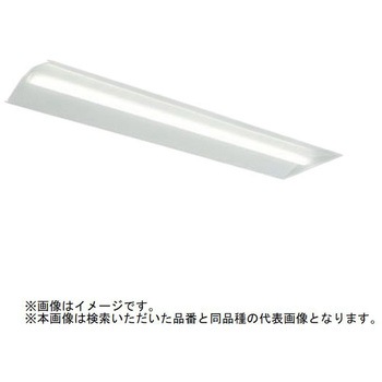 ライトユニット形ベースライト Myシリーズ 40形 連続取付専用タイプ 300幅 終端用 【受注生産品】 三菱電機