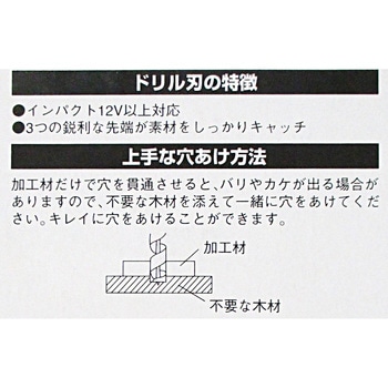 六角軸木工用ドリルセット GREAT TOOL