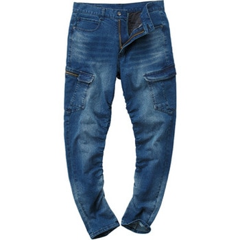 D.GROW ストレッチデニムカーゴパンツ DG114 クロダルマ