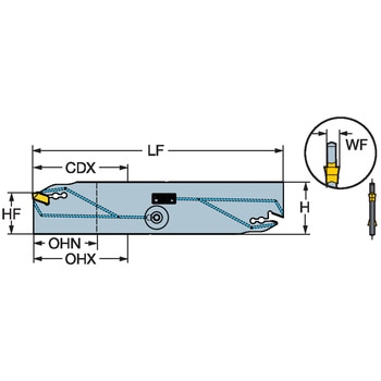 CoroCut(R)QD 突切り加工用ブレード サンドビック
