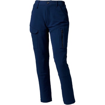 レディースノータックカーゴパンツ (脇シャーリング) 356731 - クロダルマ