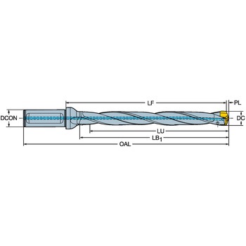 CoroDrill(R) 870 ヘッド交換式ドリル サンドビック
