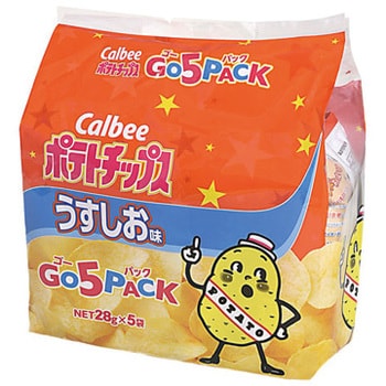 4901330503017 カルビー ポテトチップス うすしお味 5パック 28gx5袋 