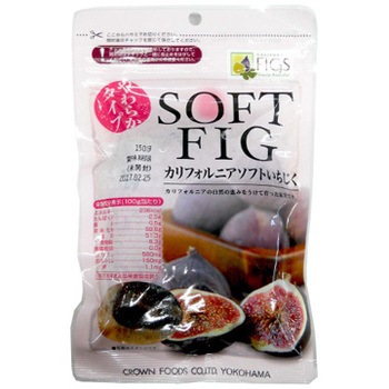クラウン カリフォルニアソフトいちじく 150g X10 クラウンフーヅ 製菓材料 通販モノタロウ