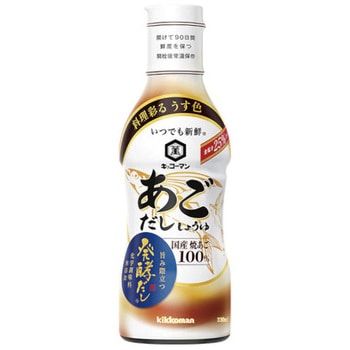 4901515003769 キッコーマン いつでも新鮮 あごだし醤油 330ml x12 1箱