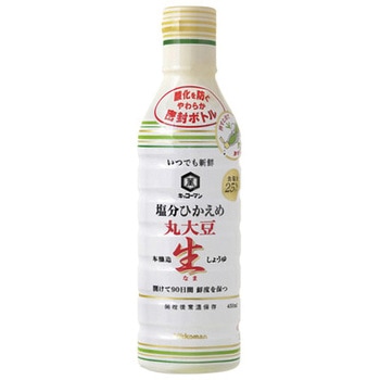 キッコーマン 塩分ひかえめ丸大豆しょうゆ 450ml x12 キッコーマン