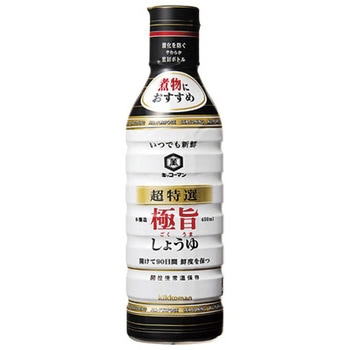キッコーマン 超特選いつでも新鮮極旨醤油 450ml x12 キッコーマン