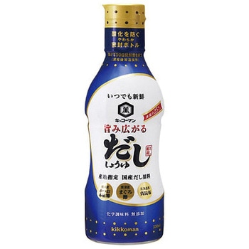 キッコーマン 新鮮旨み広がるだししょうゆ 330ml x12 キッコーマン