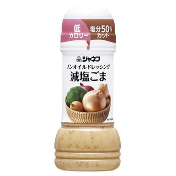 ジャネフ ノンオイルドレ 減塩ごま 200ml x12 キユーピー