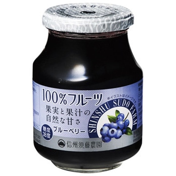 スドー 信州須藤農園 100% ブルーベリー 415g x6 スドージャム