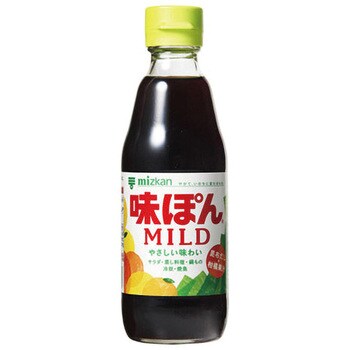 【コンビニ受取対応商品】 4902106541776 ミツカン 1箱(360mL×12本 x12 360ml MILD 味ぽん パーツ
