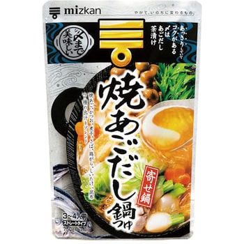 4902106651383 ミツカン 〆まで美味しい焼あご鍋つゆ 750g x12 1箱