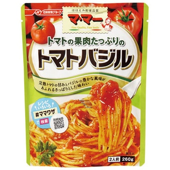 マ・マー トマト果肉たっぷりのトマトバジル 260g x6 日清フーズ