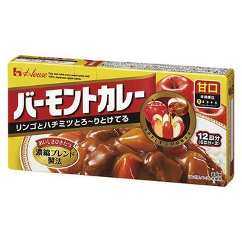 4902402853900 ハウス バーモントカレー 甘口 230g x10 1箱(230g×10個