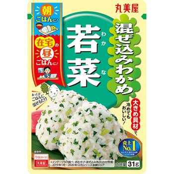 4902820112429 丸美屋 混ぜ込みわかめ 若菜 袋 31g x10 1箱(31g×10個