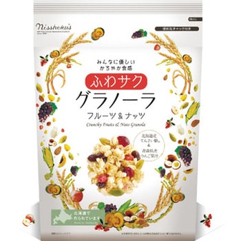 4904075000742 日食 ふわサクフルーツ&ナッツグラノーラ 240g x4 1箱 
