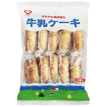 シアワセドー 牛乳ケーキ(全流協) 10個 x10 お菓子のシアワセドー