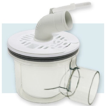 防水パン用排水トラップ 配管下げ テクノテック 洗濯機用排水