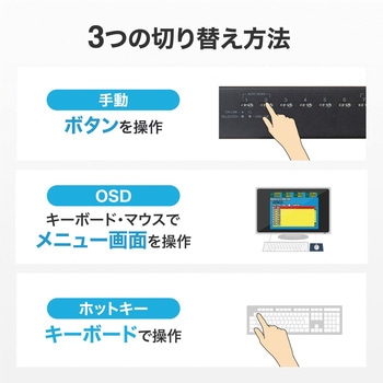 パソコン自動切替器 サンワサプライ