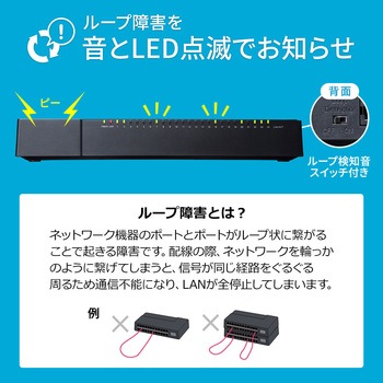 スイッチングハブ サンワサプライ