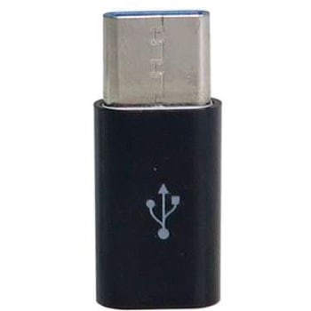 TypeC変換アダプタ USB microBメス - USB Type-Cオス データ通信対応 USB2.0(転送速度最大480Mbps) タイムリー