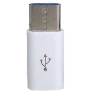 TypeC変換アダプタ USB microBメス - USB Type-Cオス データ通信対応 USB2.0(転送速度最大480Mbps) タイムリー