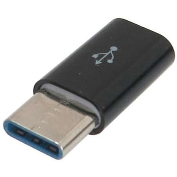 TypeC変換アダプタ2個セット USB microBメス - USB Type-Cオス データ通信対応 USB2.0(転送速度最大480Mbps) タイムリー