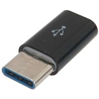 TypeC変換アダプタ4個セット USB microBメス - USB Type-Cオス データ