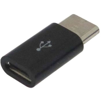 TypeC変換アダプタ4個セット USB microBメス - USB Type-Cオス データ