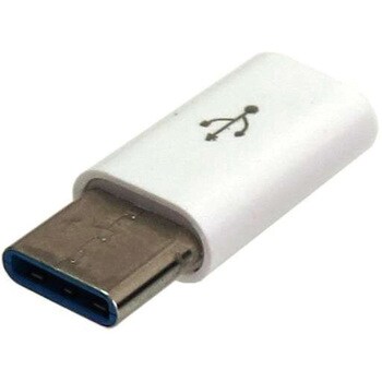 TypeC変換アダプタ4個セット USB microBメス - USB Type-Cオス データ