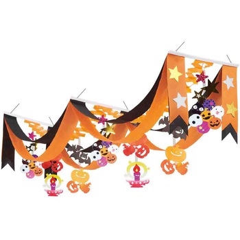 秋のディスプレイ用品 ハロウィン装飾 カーニバル2連ペナント - ストア・エキスプレス