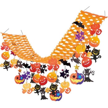 秋のディスプレイ用品 ハロウィン装飾 おばけプリーツハンガー - ストア・エキスプレス