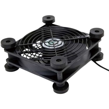 BIGFANシリーズ アイディア次第でどこでも使えるUSB扇風機 12cmゴム脚・スイッチつきモデル タイムリー