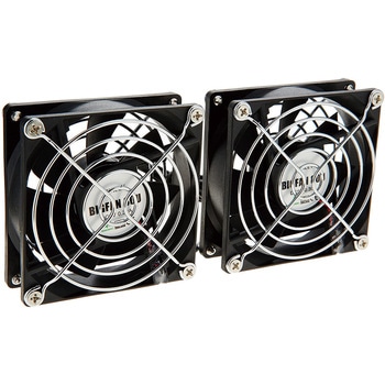 BIGFANシリーズ アイディア次第でどこでも使えるUSB扇風機 8cm2連モデル タイムリー