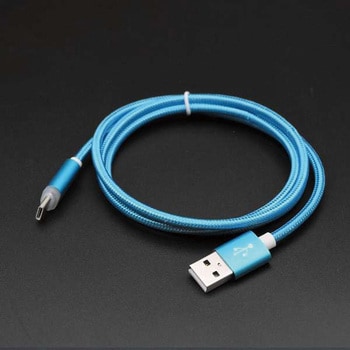 充電お知らせ機能付き [USB-C ⇔ USB-A]2.0ケーブル 充電・転送 タイムリー