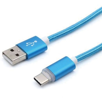 GN-INDTC2M-BL 充電お知らせ機能付き [USB-C ⇔ USB-A]2.0ケーブル 充電・転送 1個 タイムリー 【通販モノタロウ】