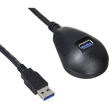 GR-DTUS30B USB-A オス→メス USB-A 3.0延長ケーブル 卓上用 タイム