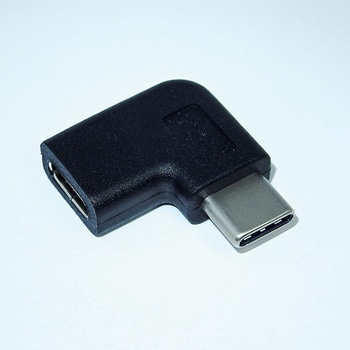 USB変換コネクタ USB3.1 TYPE-C L型変換コネクタ USB Type-C メス / USB Type-C L型オス エスエスエーサービス