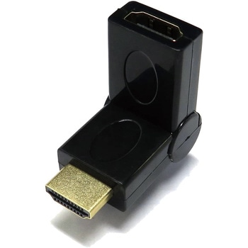 映像系変換コネクタ HDMI(メス) → HDMI(オス)180度可動コネクタ HDMI(オス) / HDMI(メス) エスエスエーサービス