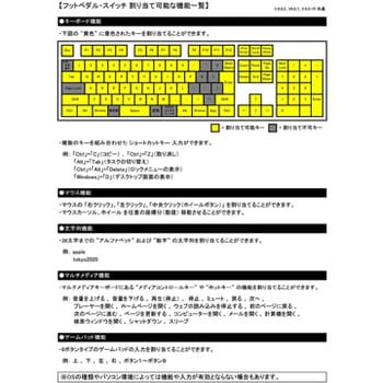 メカニカル 高機能usbフットペダルスイッチ ゲームパッド マルチメディア入力対応 ルートアール フットスイッチ 通販モノタロウ Ri Fp1dxg