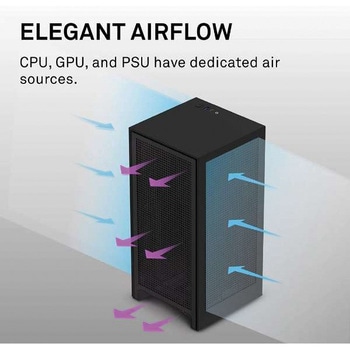 CA-H16WR-B1-JP PCケース Mini ITX 電源、AIO水冷CPUクーラー