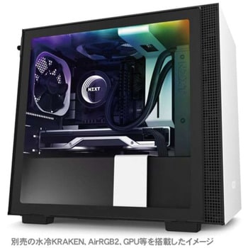 CA-H210I-W1 PCケース スマートデバイス搭載モデル Mini ITX 1個 NZXT